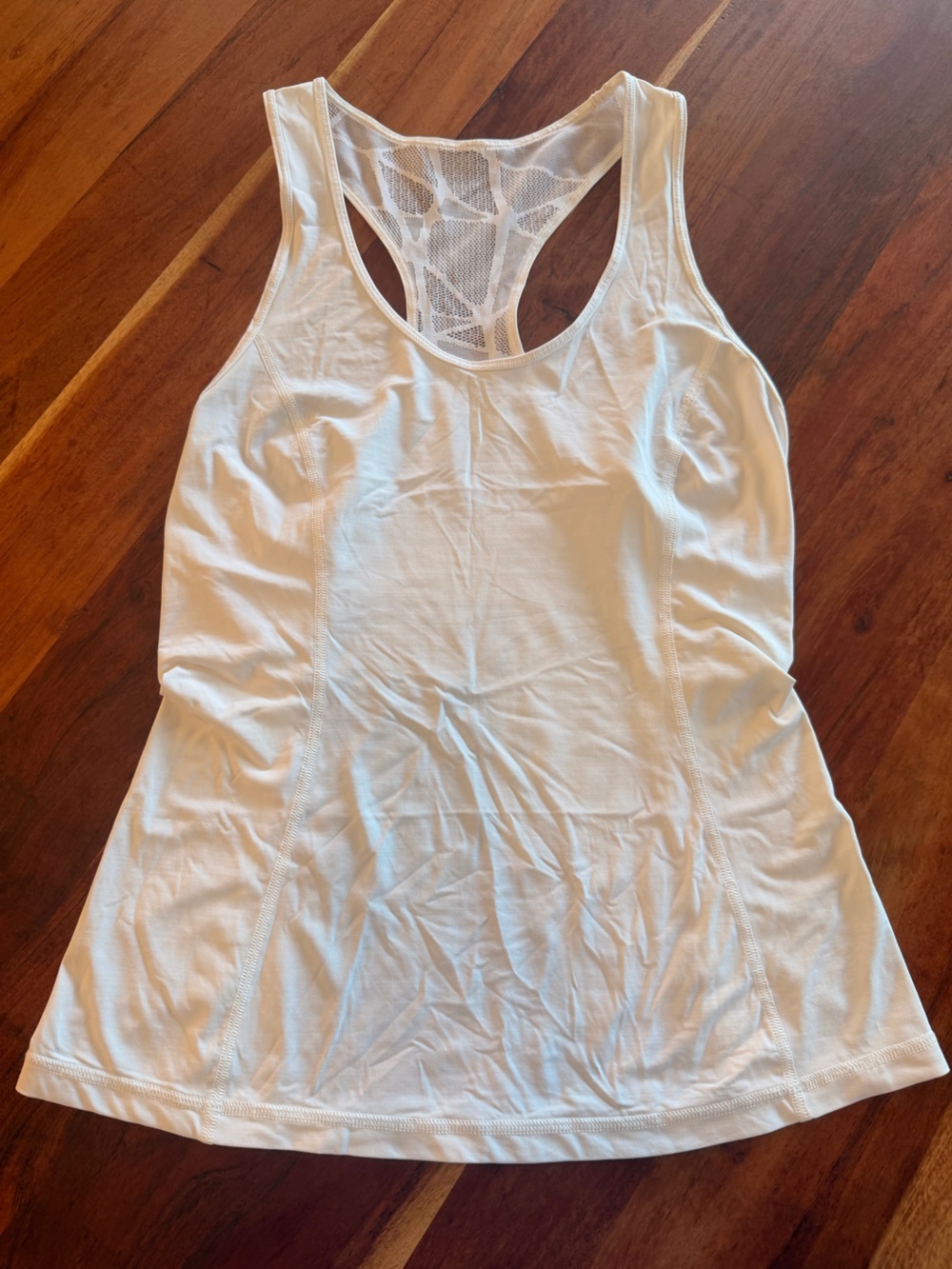 lululemon athletica White Racerback Tank Top